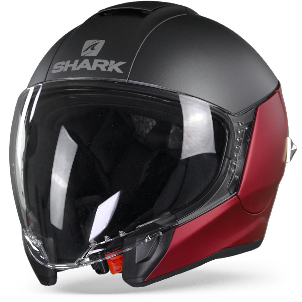 Shark Citycruiser RAR Dual Blank Matt Red Anthracite Red L