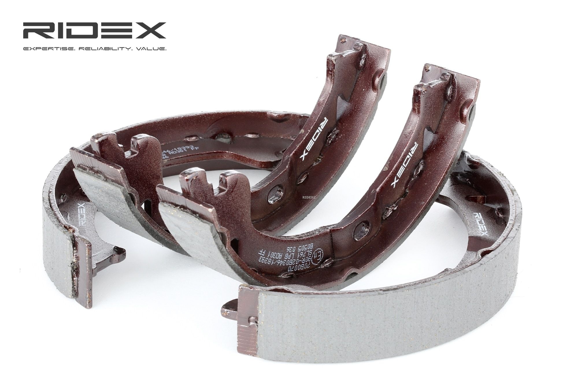 RIDEX Jarrukengät CHRYSLER,DODGE,PLYMOUTH 70B0070 04882576,05019802AA,4882576 Jarrukenkäsarja 5019802AA,04882576,05019802AA,4882576,5019802AA