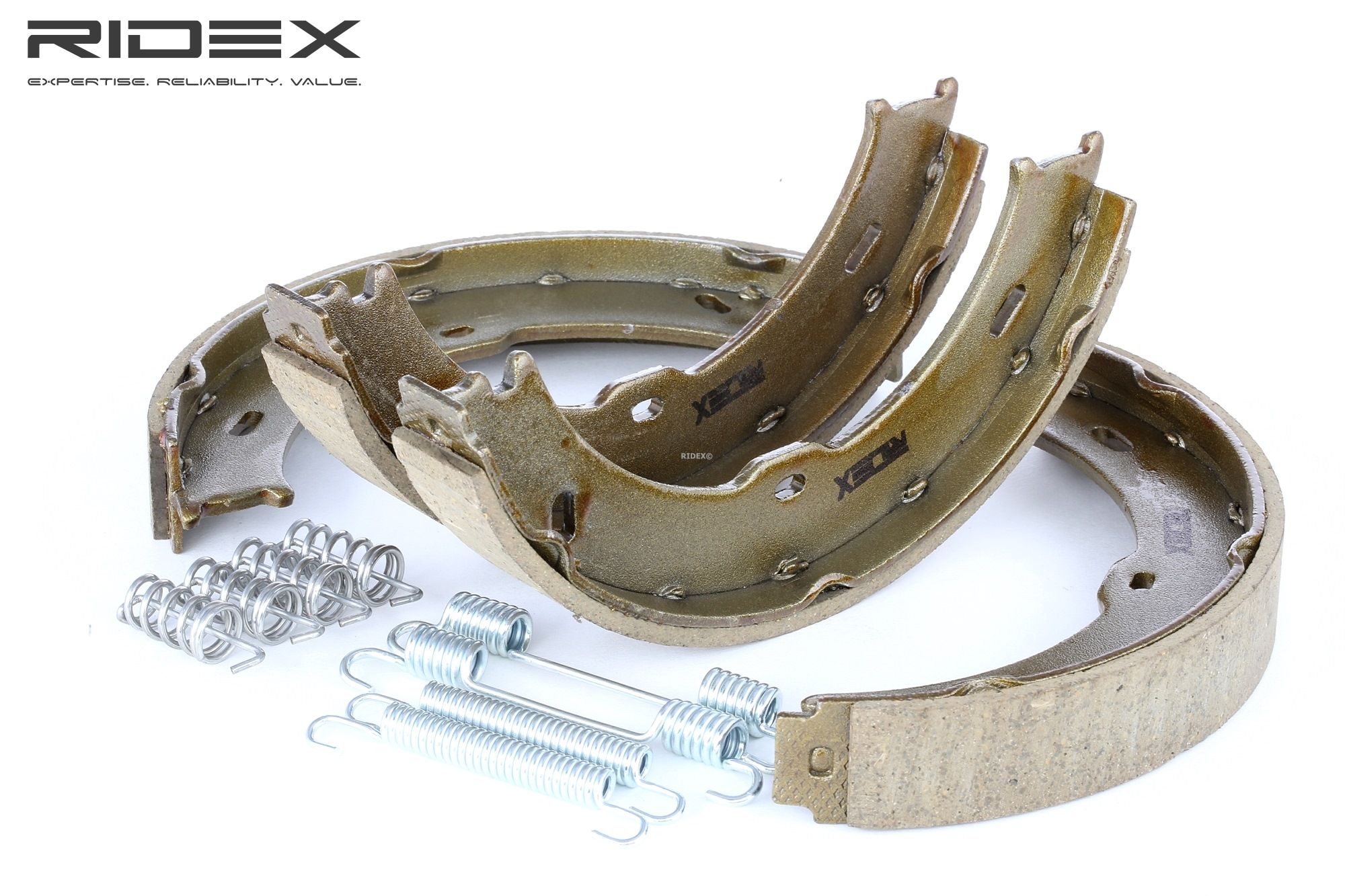 RIDEX Jarrukengät VW,MERCEDES-BENZ 70B0140 2E0698525,68019140AA,68019140AA Jarrukenkäsarja 9064200320,A9064200320,2E0609537,2E0698525,2E0609537
