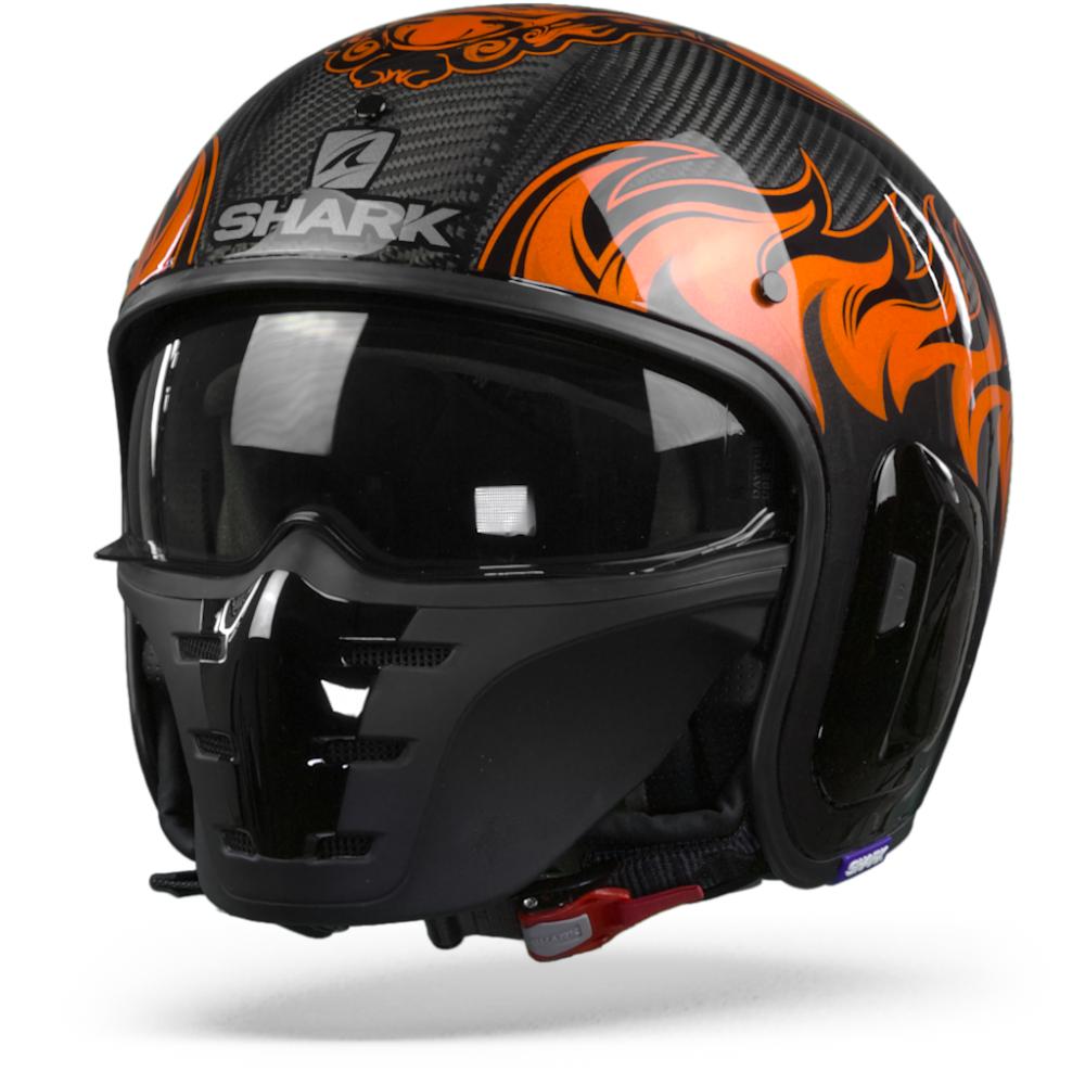 Shark S-Drak 2 Carbon Dagon DOO Carbon Orange Orange XS