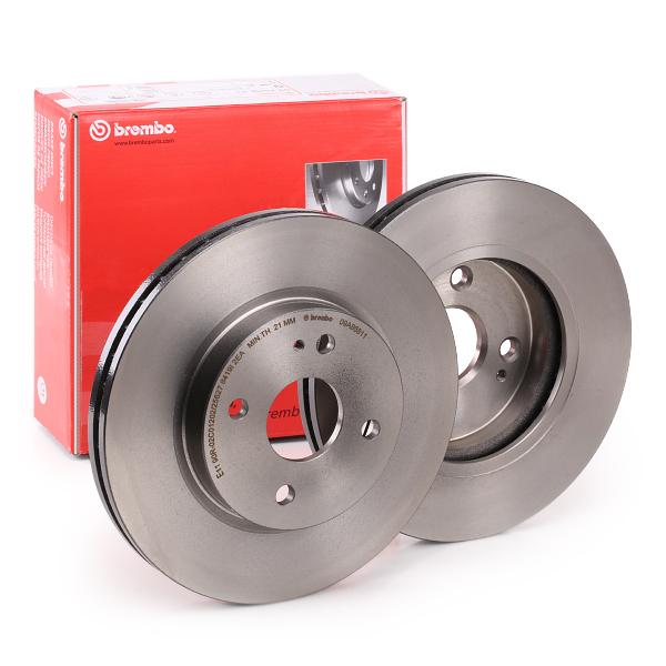 BREMBO Jarrulevyt MAZDA 09.A968.11 DF7133251,DF7133251A Jarrulevy