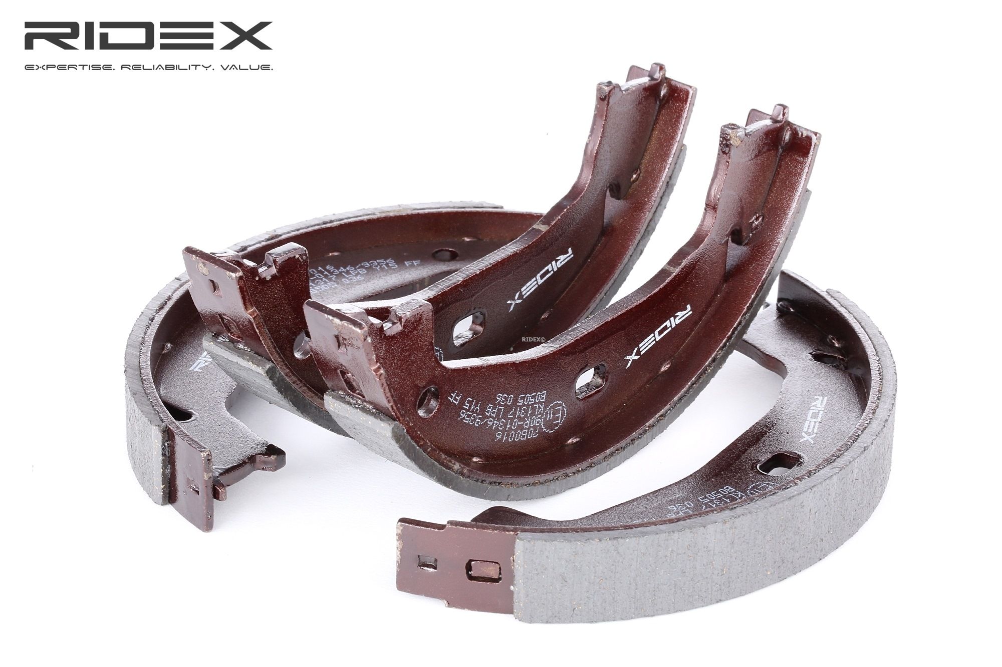 RIDEX Jarrukengät BMW 70B0016 1163244,1163255,1165968 Jarrukenkäsarja 34116761291,34212213310,34411163244,34411163255,34411165968,34411165986,34411166