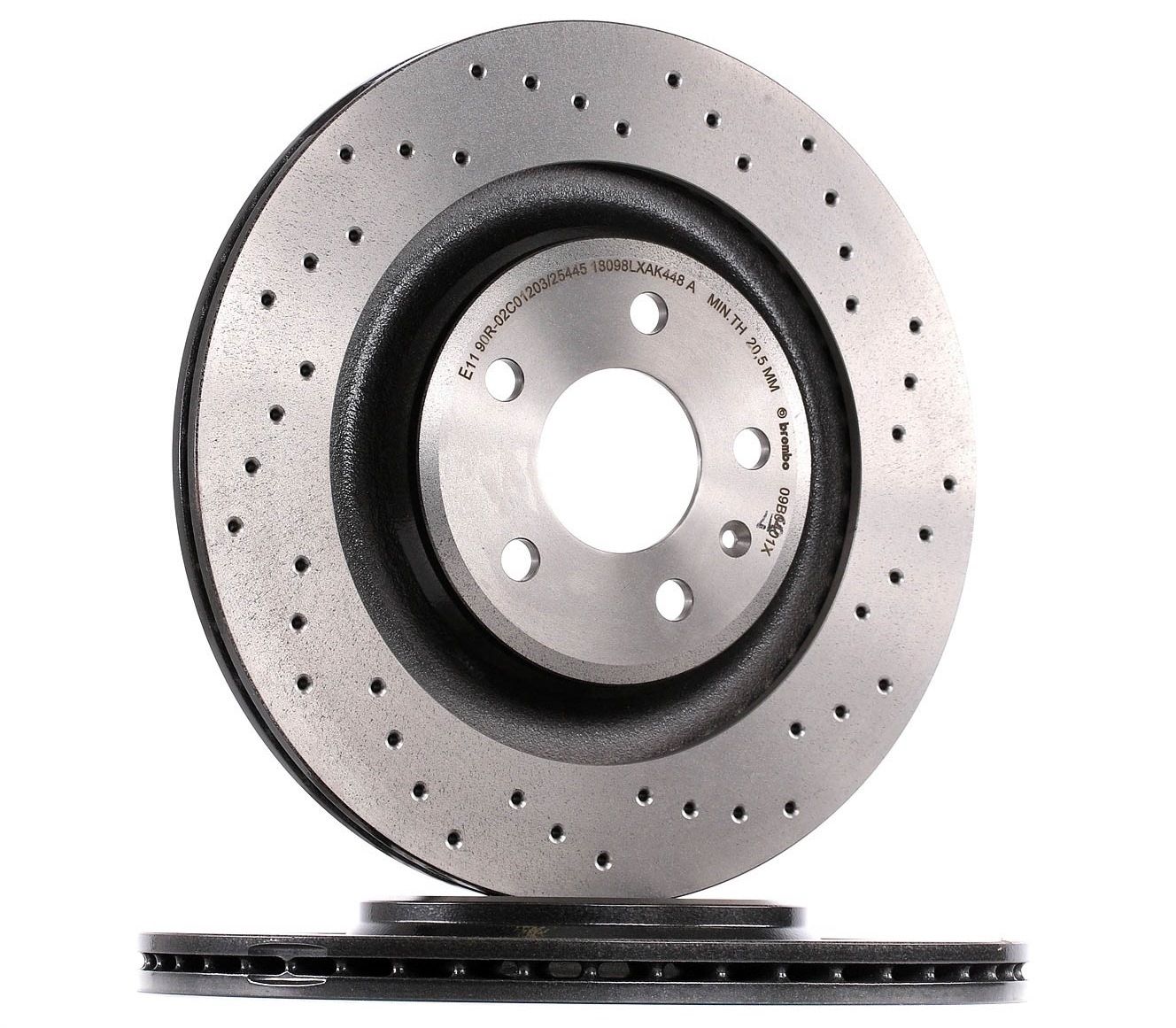 BREMBO Jarrulevyt AUDI 09.B040.1X 8K0615601C Jarrulevy