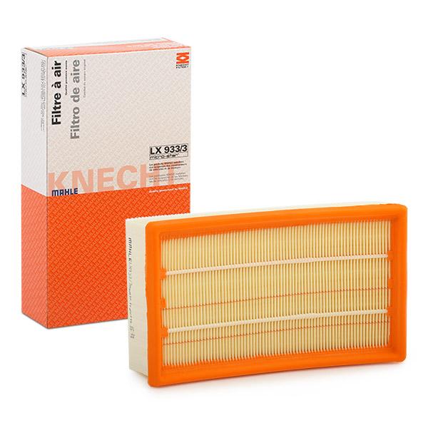 MAHLE ORIGINAL Ilmansuodatin RENAULT,NISSAN LX 933/3 1654600Q2M,1654600QAR,16546BC40A 16546BN701,16546BN70A,2232400QAB,165469040R,8200216005