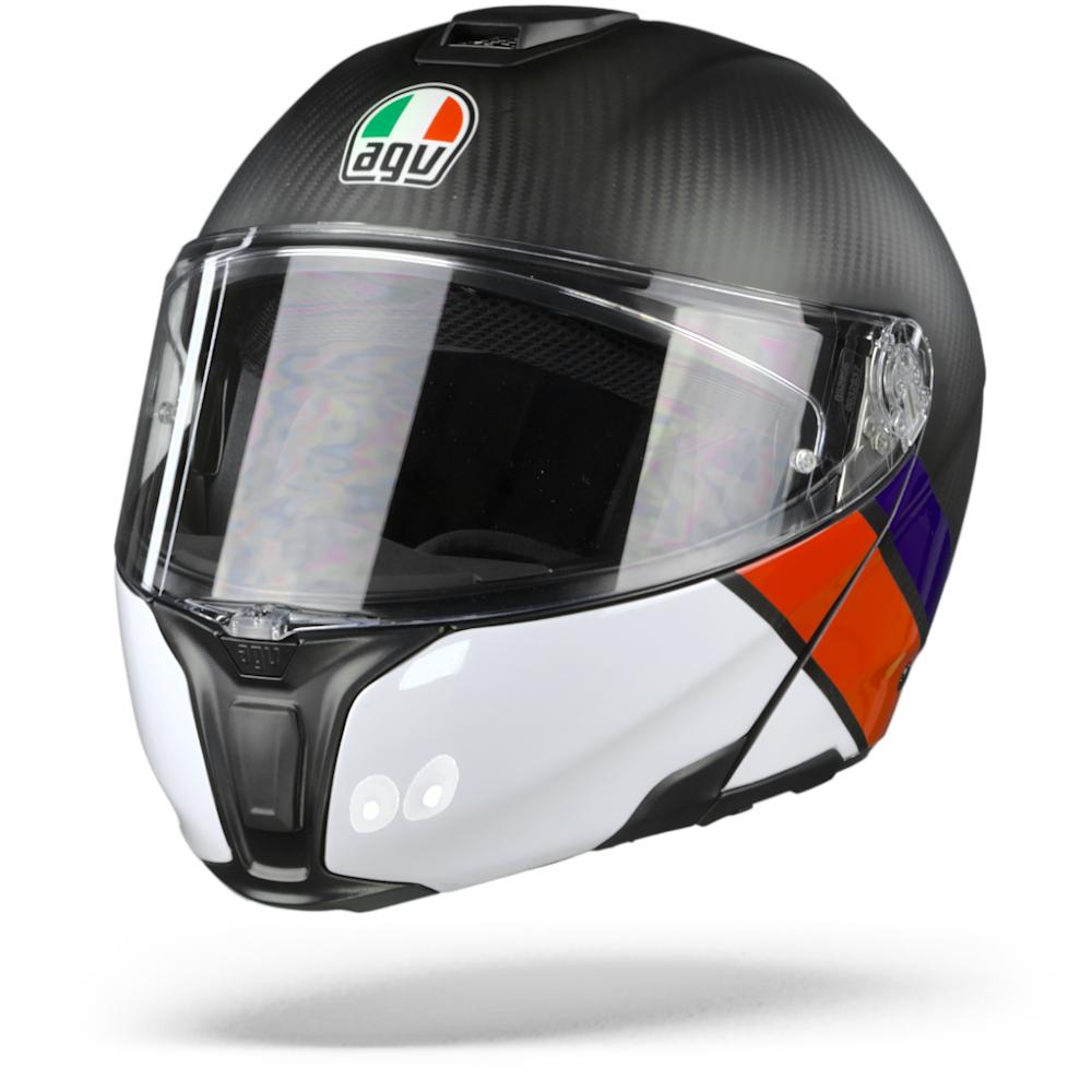 AGV Sportmodular Layer Carbon Red Blue L