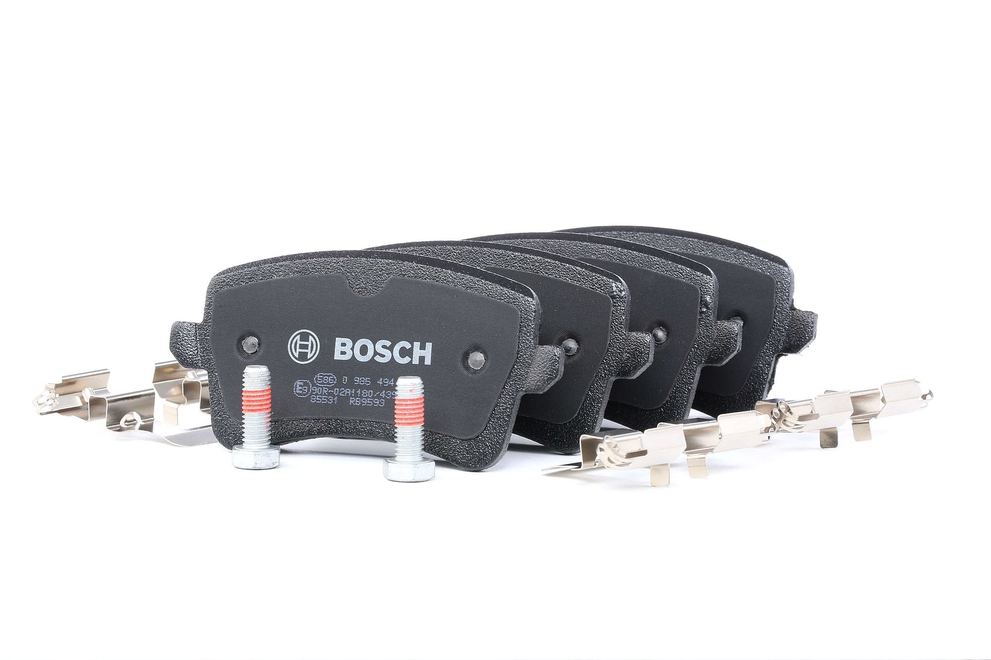 BOSCH Jarrupalat AUDI 0 986 494 637 8K0698451,8K0698451A,8K0698451B Jarrupalasarja,Jarrupala, Levyjarru 8K0698451,8K0698451A,8K0698451B,8K0698451