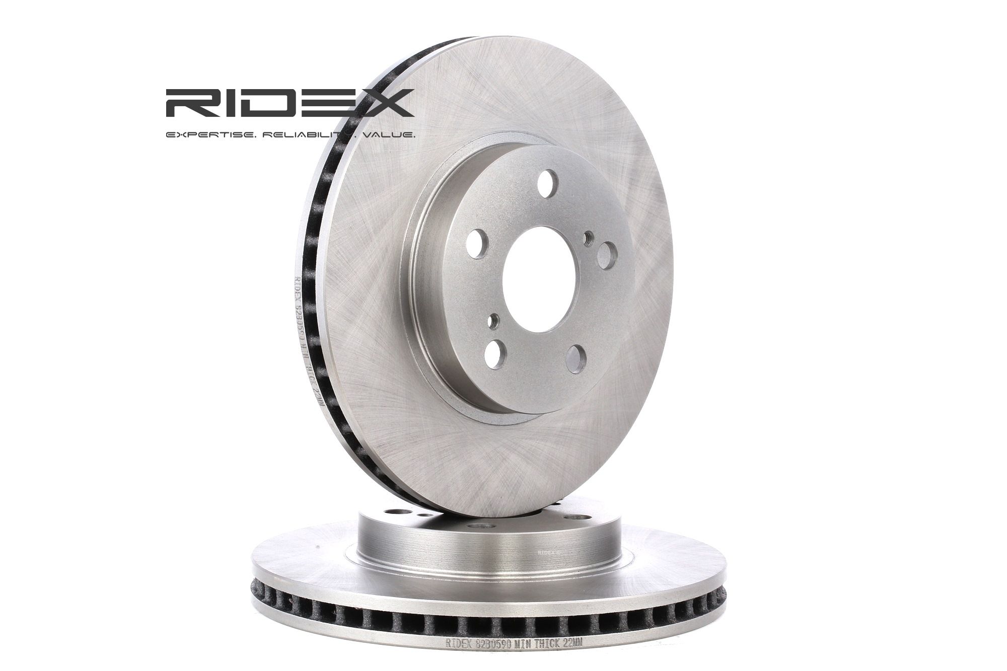 RIDEX Jarrulevyt TOYOTA,LEXUS 82B0590 4351247040,4351247050,4351220470 Jarrulevy 4351220480,4351220580,4351220620,4351220700,4351220701,4351232300