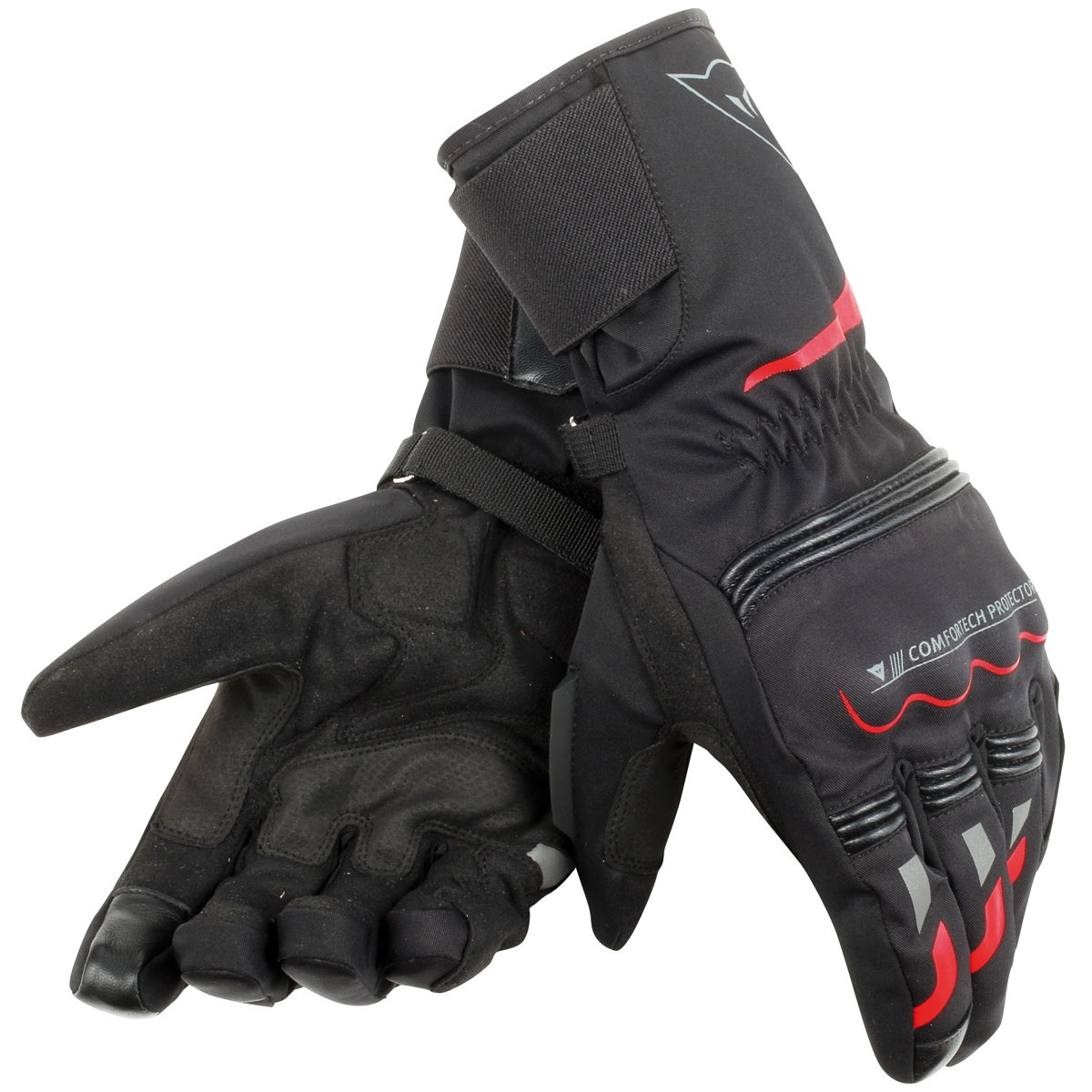 Dainese Tempest Unisex D-Dry Black Red Long XXS