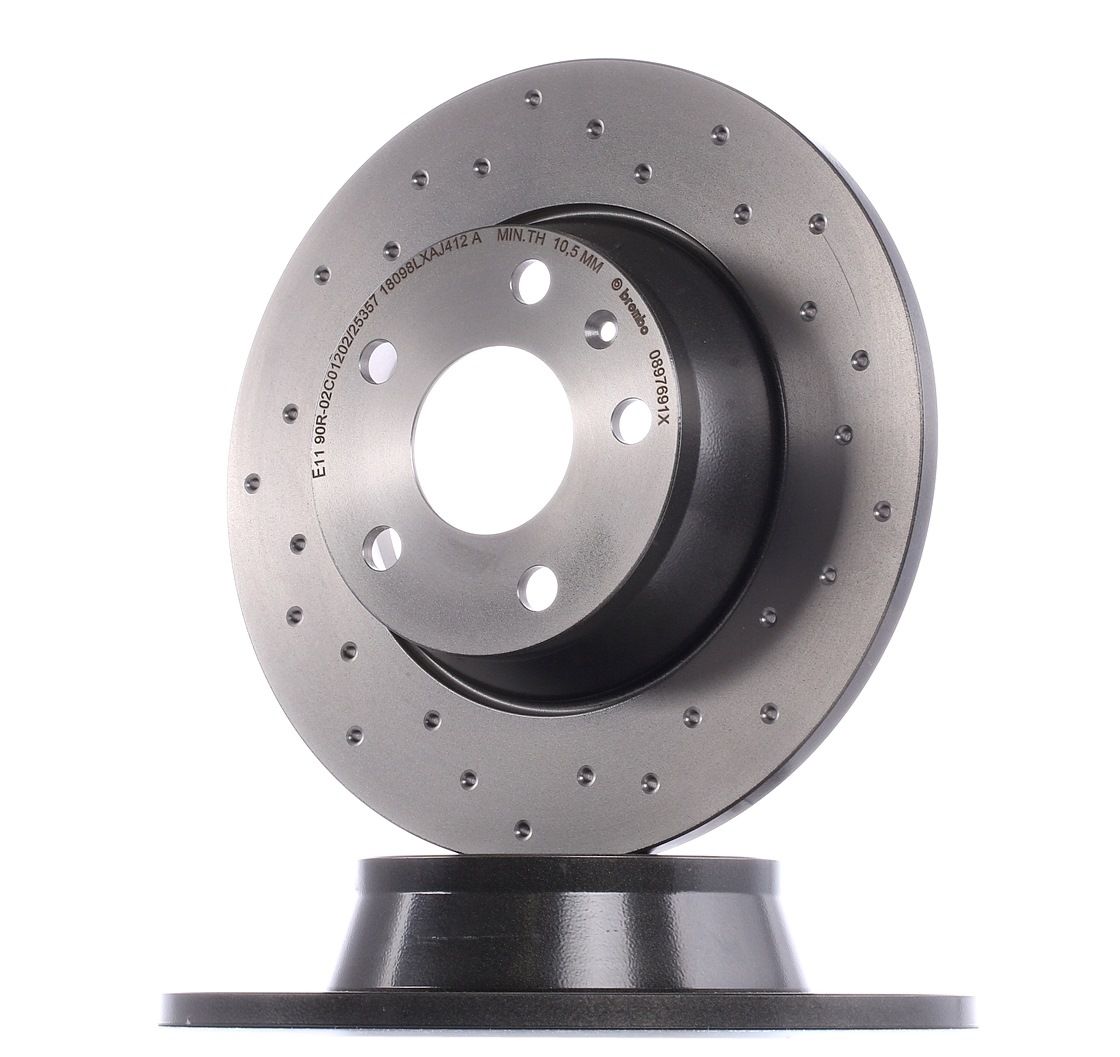 BREMBO Jarrulevyt AUDI 08.9769.1X 8J0615601 Jarrulevy