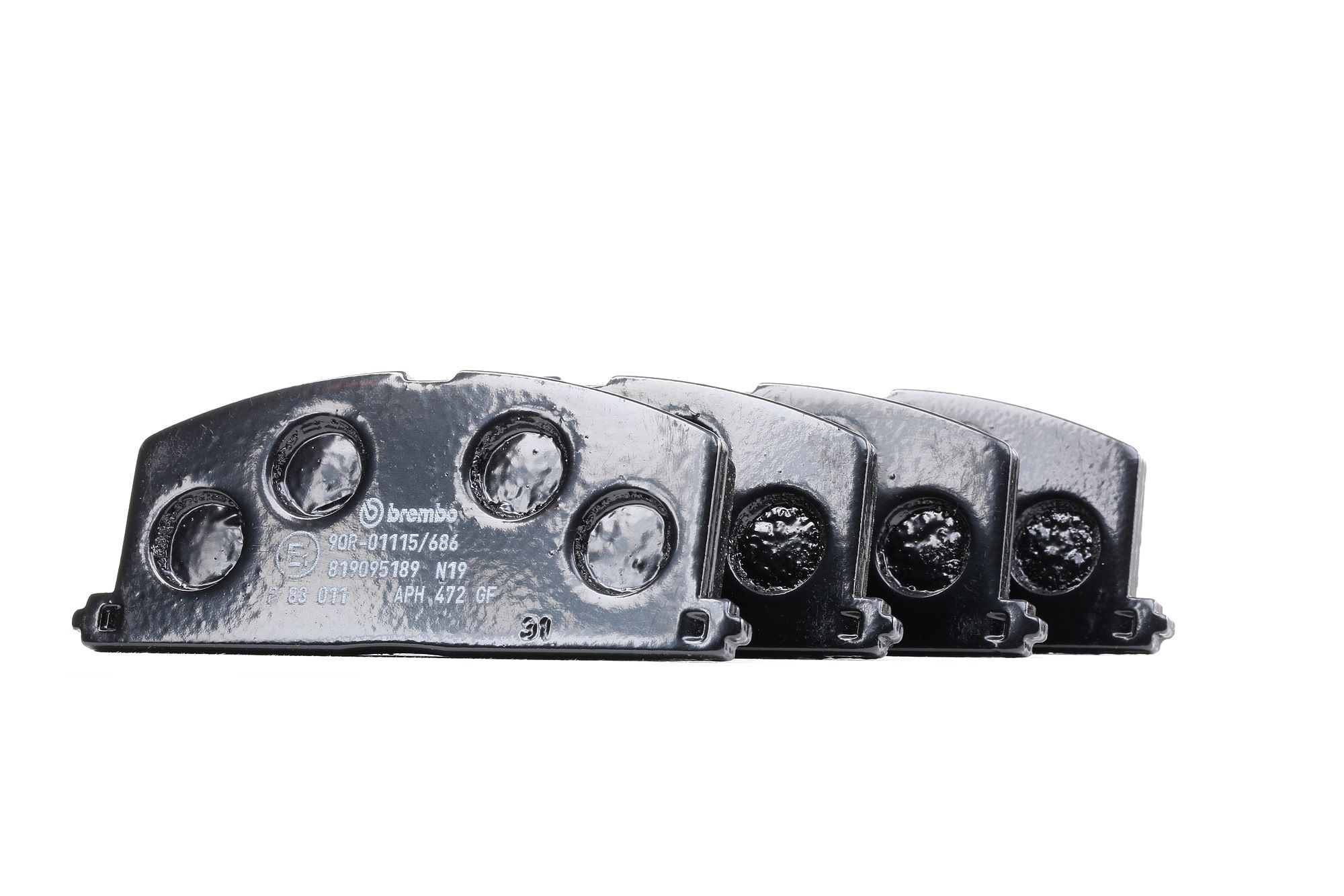 BREMBO Jarrupalat TOYOTA P 83 011 45022659317,AY040TY012,AY040TY031 Jarrupalasarja,Jarrupala, Levyjarru D1060N4427,0449120561,0446502040,0446510040