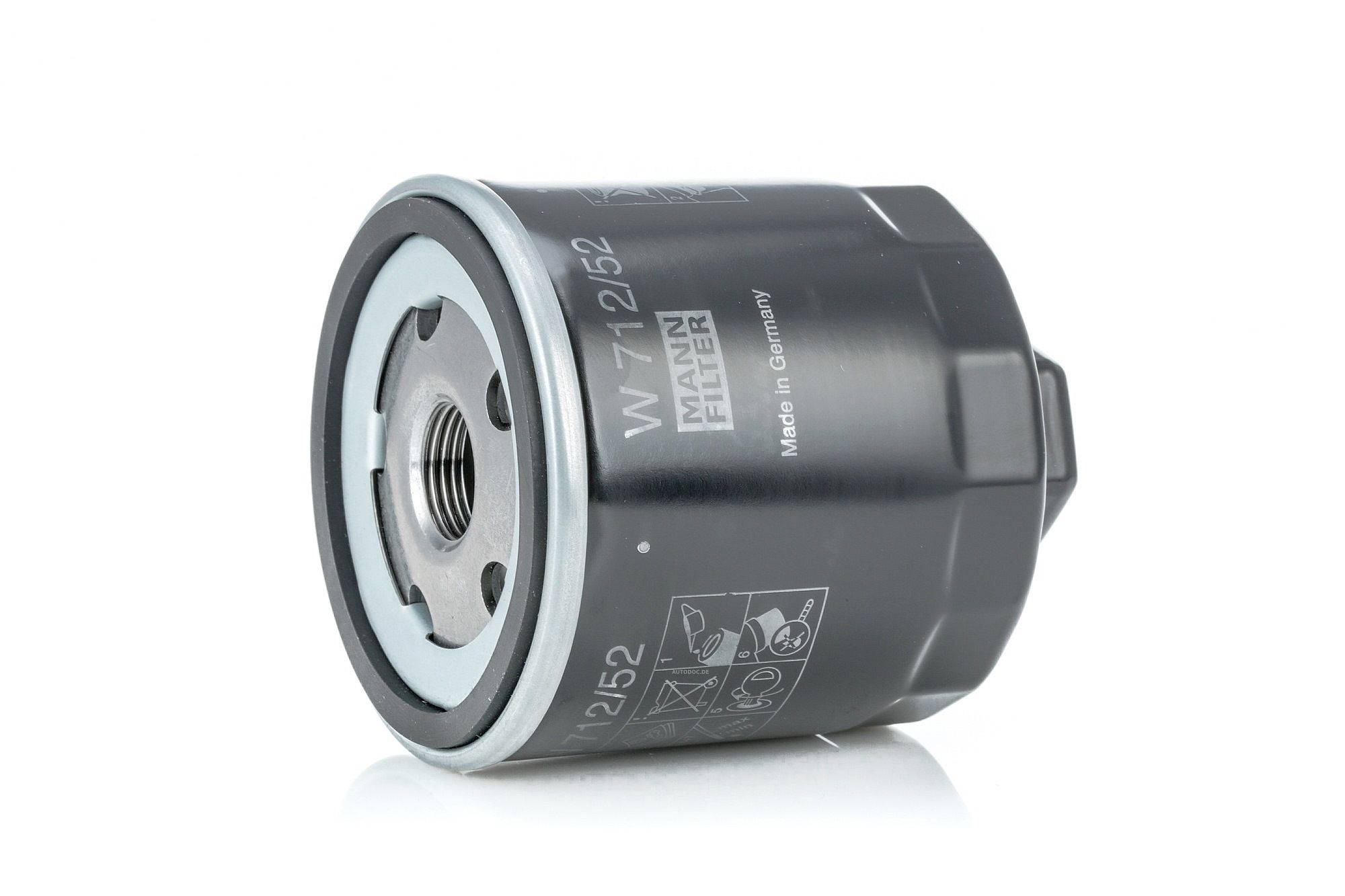 MANN-FILTER Öljynsuodatin VW,AUDI,SKODA W 712/52