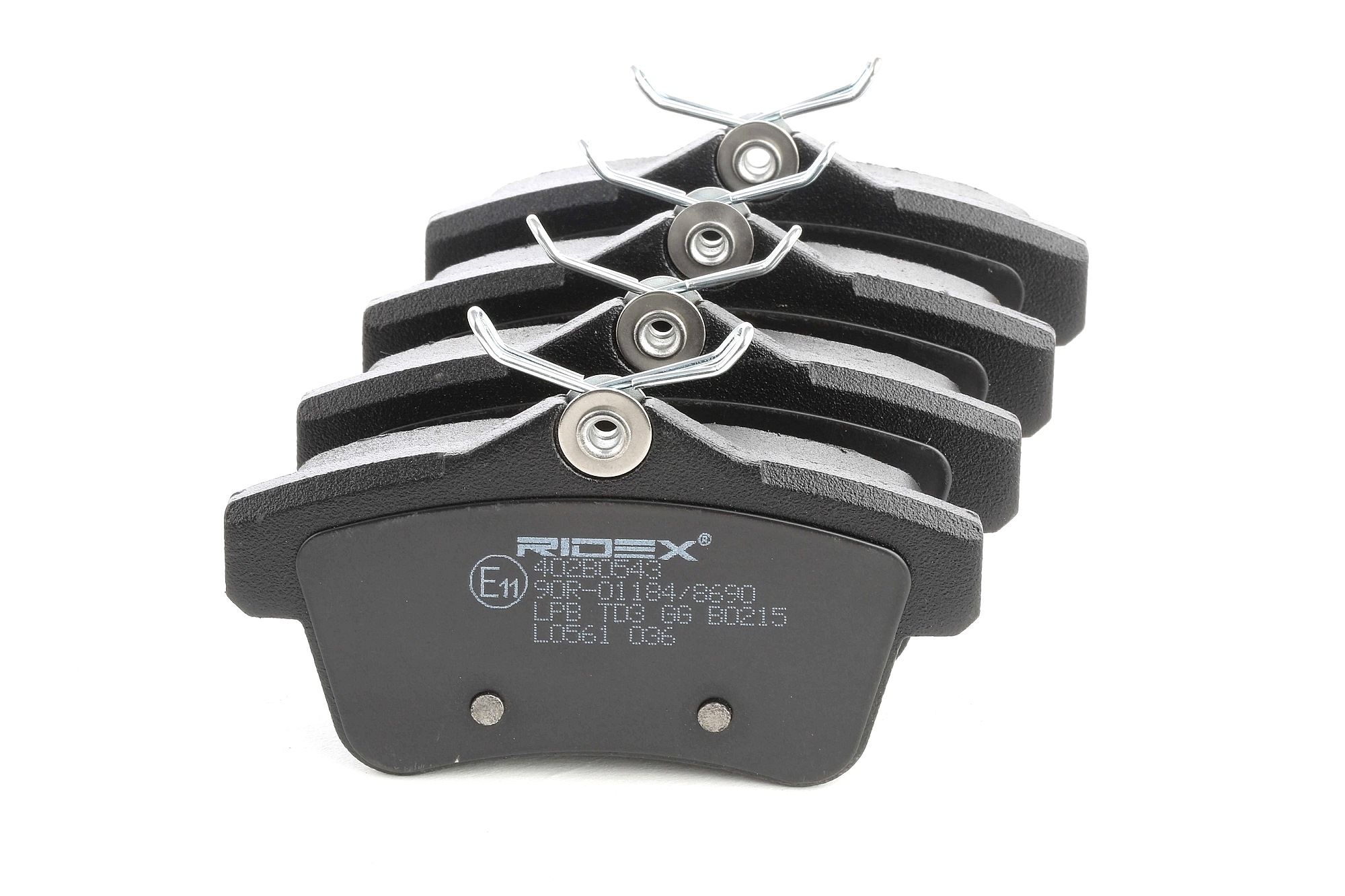 RIDEX Jarrupalat PEUGEOT,CITROËN,DS 402B0543 1608520680,1608681680,1616872780 Jarrupalasarja,Jarrupala, Levyjarru 1623180880,1636411280,425435,425444