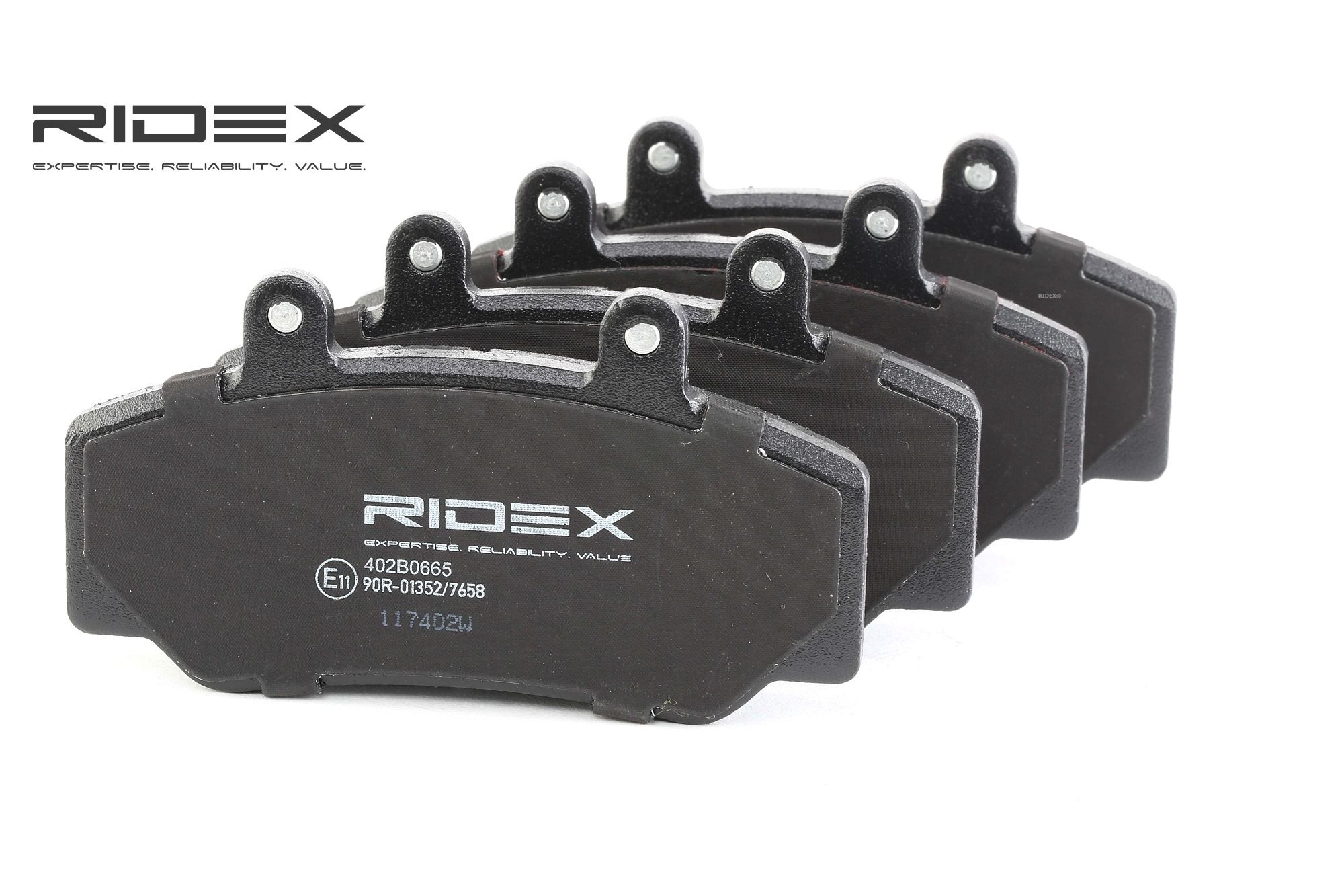 RIDEX Jarrupalat VOLVO,UMM 402B0665 2177828,271179,2711794 Jarrupalasarja,Jarrupala, Levyjarru 271182,2711828,271706,272827,31261181,31261184
