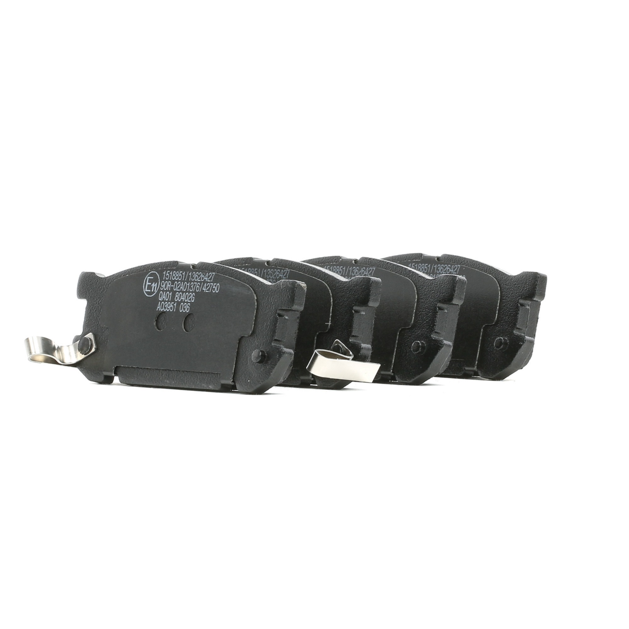 RIDEX Jarrupalat MAZDA 402B1300 N0Y72648ZA,N0Y72648ZB,N0Y72648ZC Jarrupalasarja,Jarrupala, Levyjarru N0Y92643ZA,N0Y92643ZB,N0Y952643ZA,NCY32648ZA