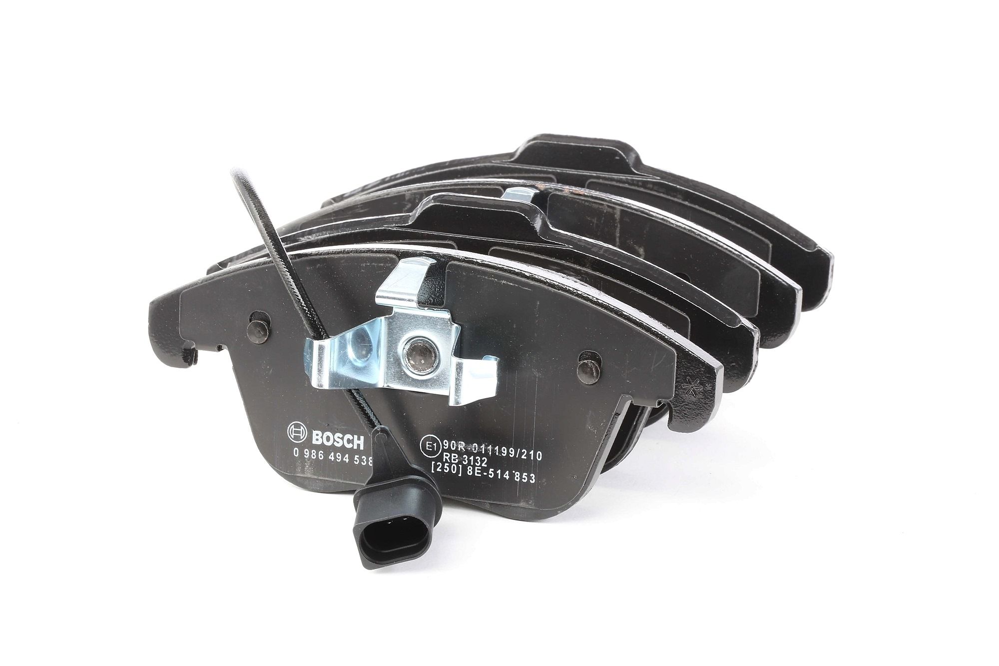 BOSCH Jarrupalat AUDI 0 986 494 538 8K0698151A,8K0698151A,8K0698151A Jarrupalasarja,Jarrupala, Levyjarru 8K0698151A,8K0698151F