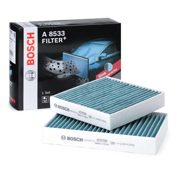 BOSCH Raitisilmasuodatin PEUGEOT,CITROËN,DS 0 986 628 533 1609428080,1609428180,6447VX Sisäilmansuodatin,Suodatin, Sisäilma 6447VY,647990,E1446111