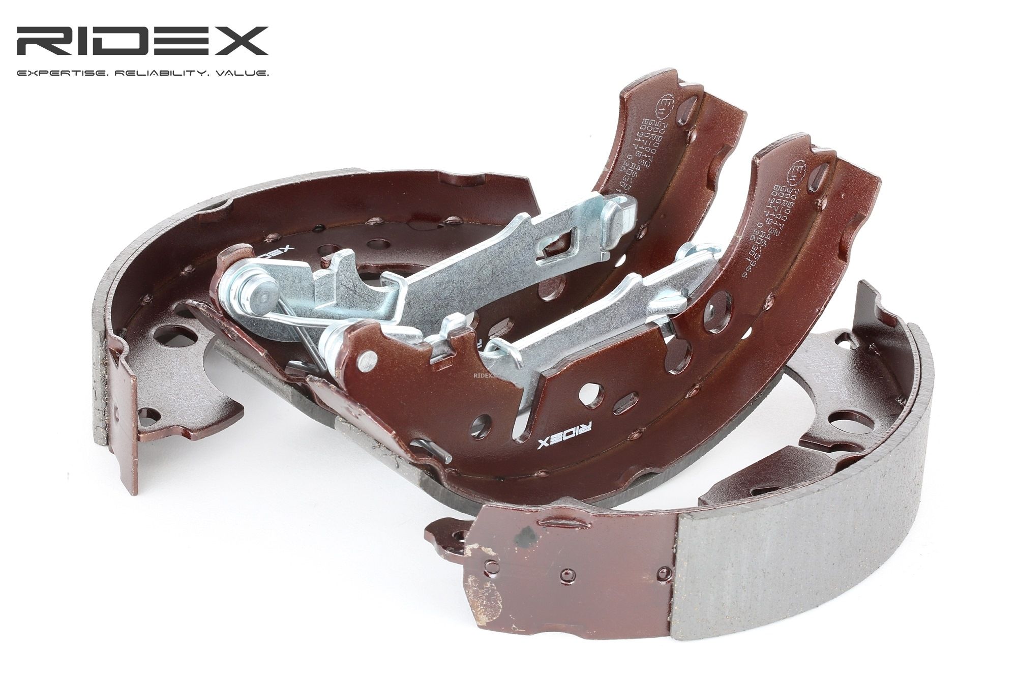 RIDEX Jarrukengät OPEL,FIAT,PEUGEOT 70B0072 4241N8,77363858,77364264 Jarrukenkäsarja 77364667,1605108,1605459,93168957,95517923,4241N8,93168957