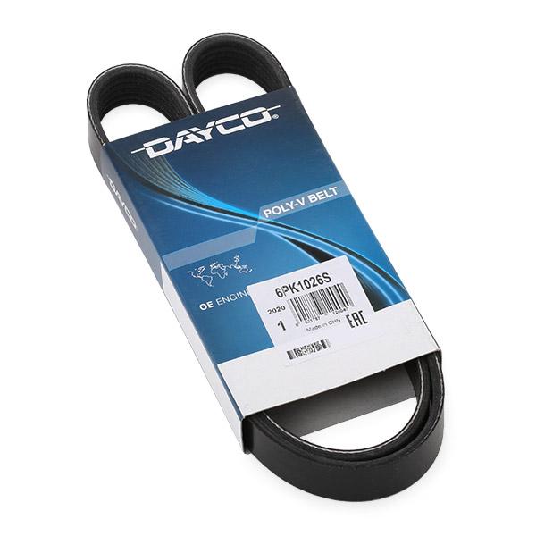 DAYCO Moniurahihna VW,AUDI,SKODA 6PK1026S 04L260849C