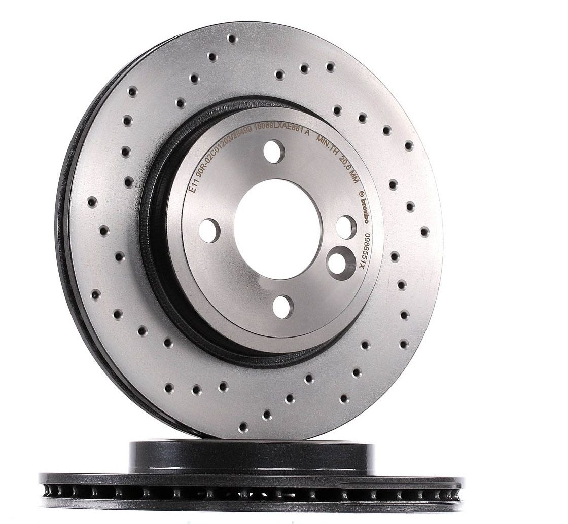 BREMBO Jarrulevyt MINI 09.8655.1X 34111502891 Jarrulevy
