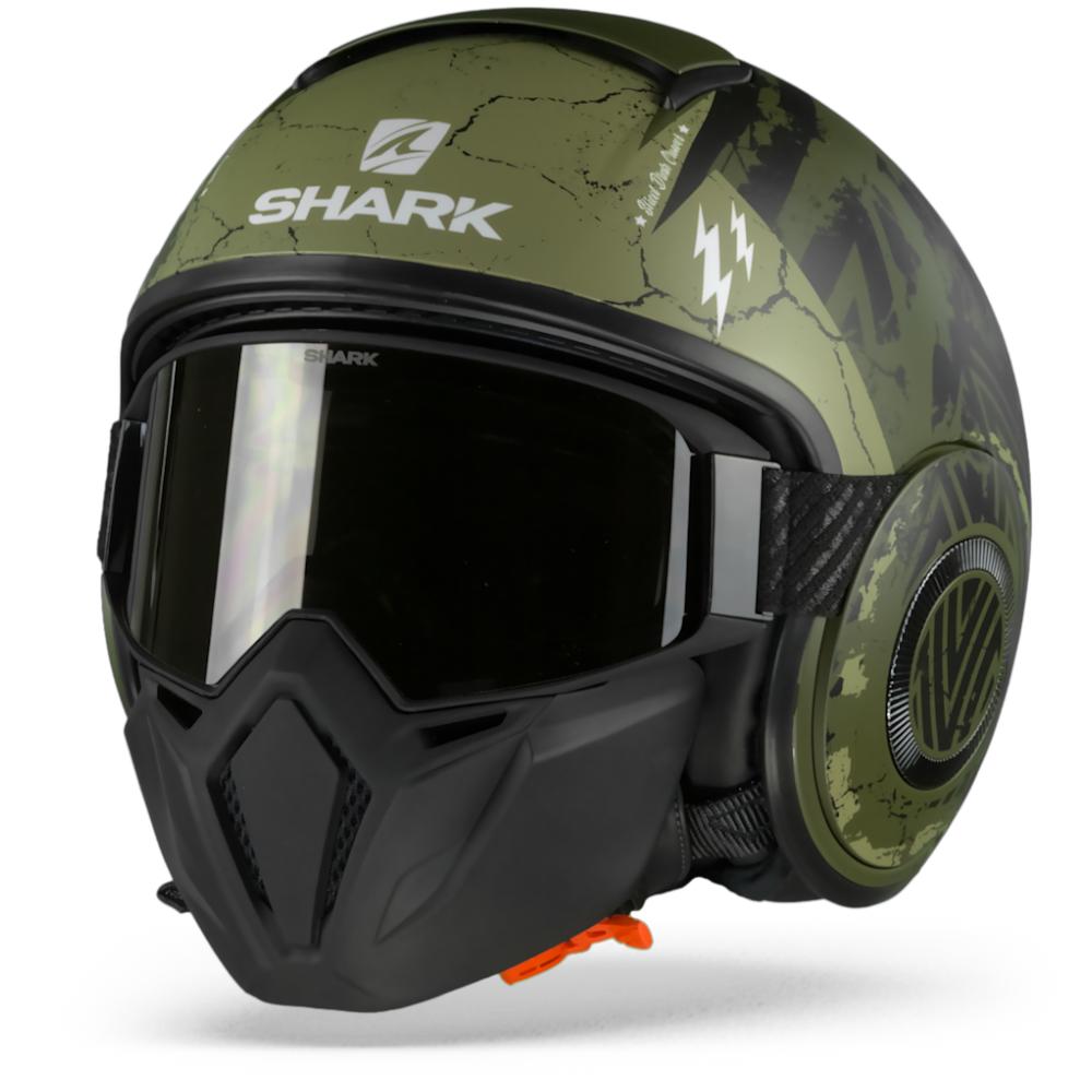 Shark Street Drak Crower Matt Green Black Green GKG XS