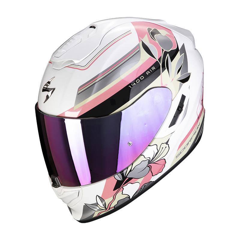 Scorpion Exo-1400 Air Gaia Pearl White-Pink-Green M