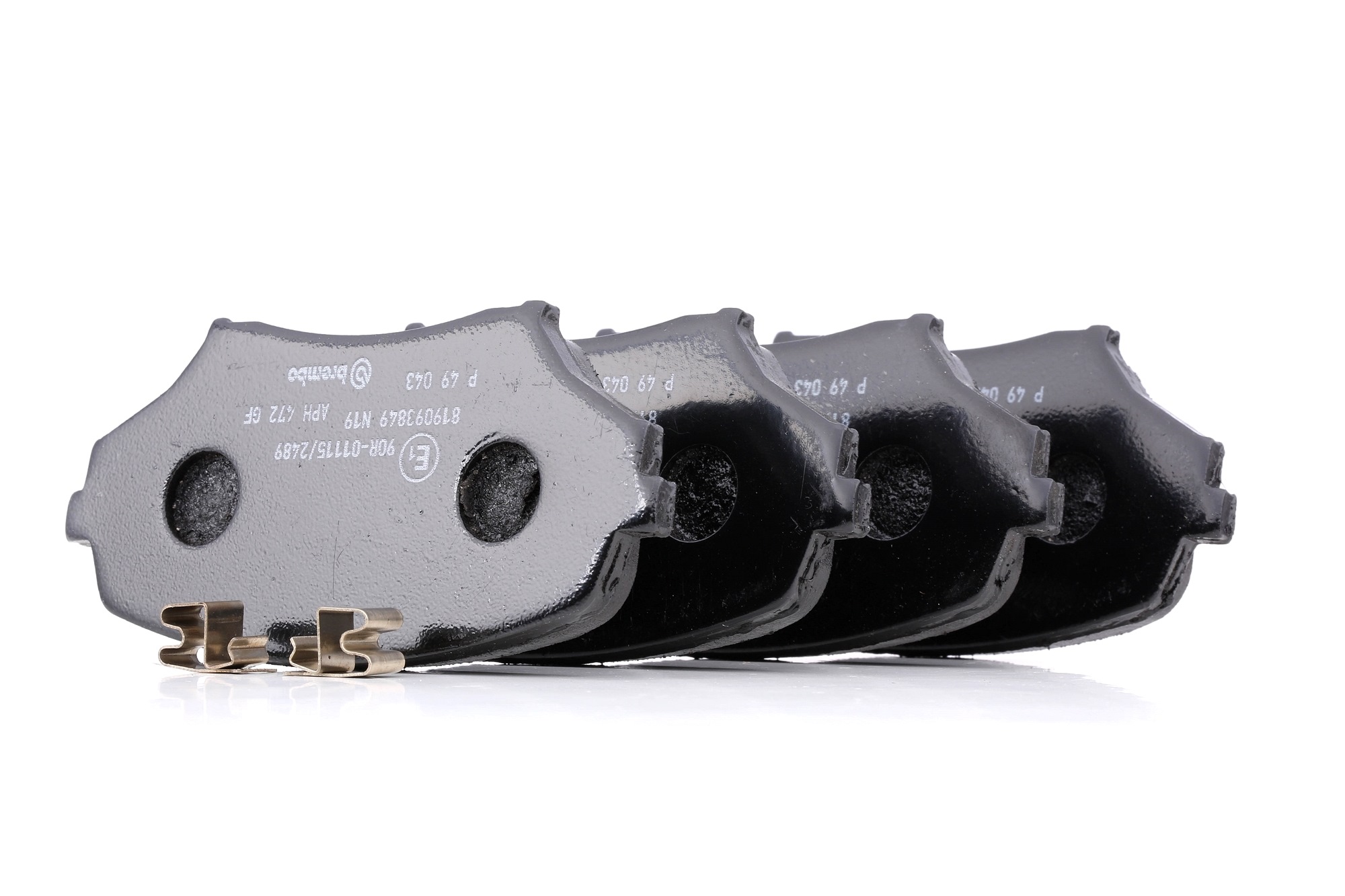 BREMBO Jarrupalat MAZDA P 49 043 N77Y3328ZB,NF7Y3323Z,NF7Y3328Z Jarrupalasarja,Jarrupala, Levyjarru NF7Y3328ZB,NFY73323Z,NFY73323ZA,NFY73323ZB
