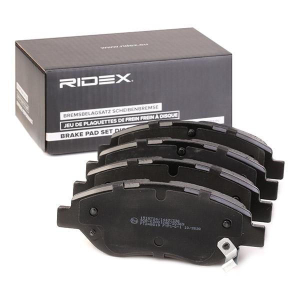 RIDEX Jarrupalat FIAT 402B1330 77367923,77368553 Jarrupalasarja,Jarrupala, Levyjarru