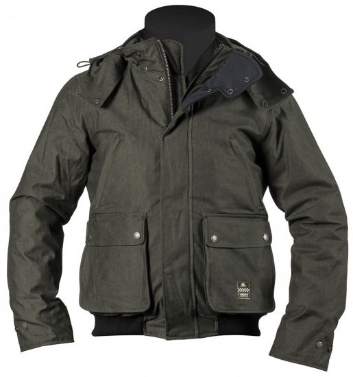 Helstons Walk Tissu Technique Kaki Motorcycle Jacket L