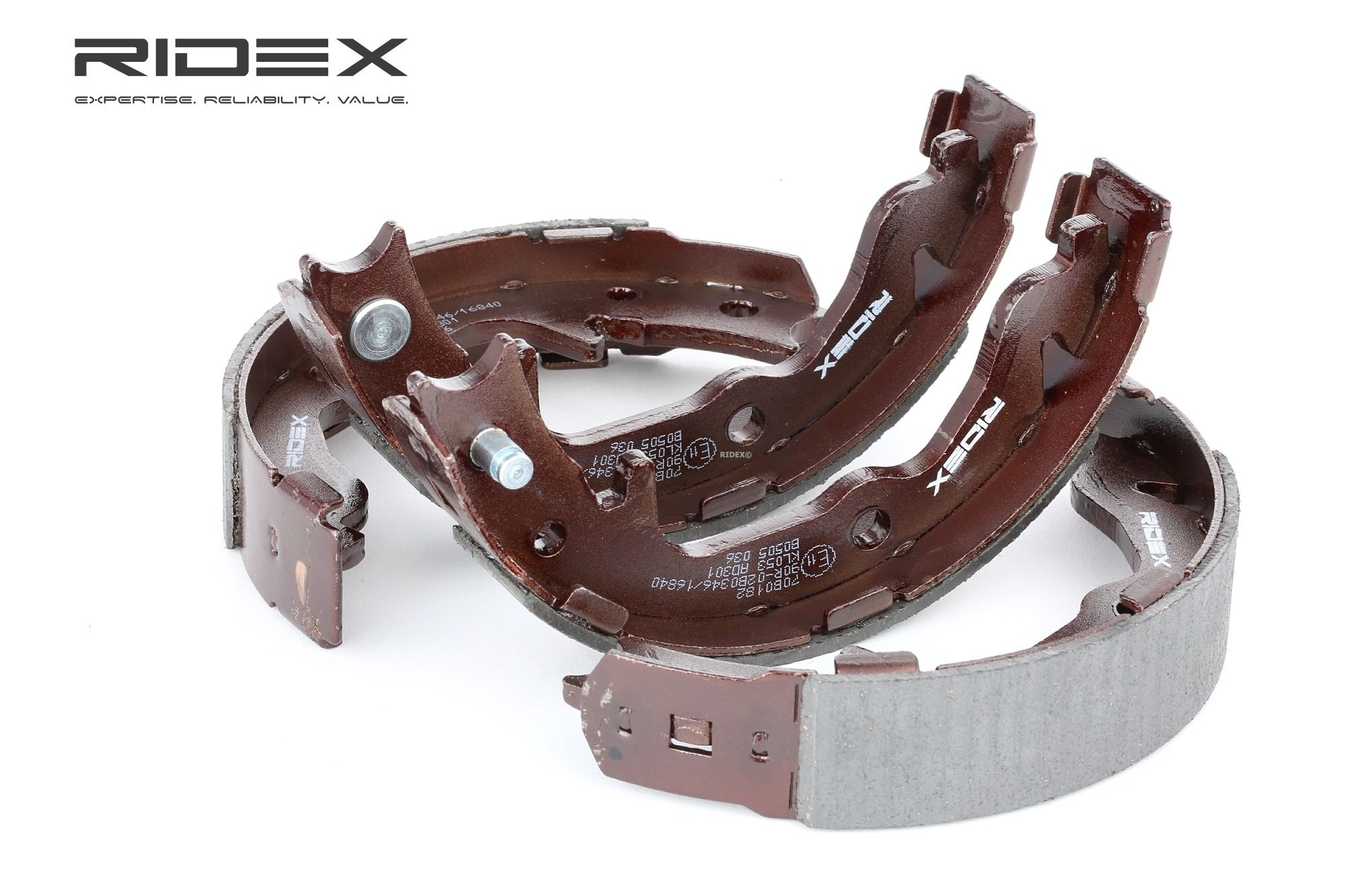 RIDEX Jarrukengät PEUGEOT,CITROËN,MITSUBISHI 70B0182 5191215AA,1606295280,5191215AA Jarrukenkäsarja 5191215AA,4800A002,4800A022,4800A041,1606295280