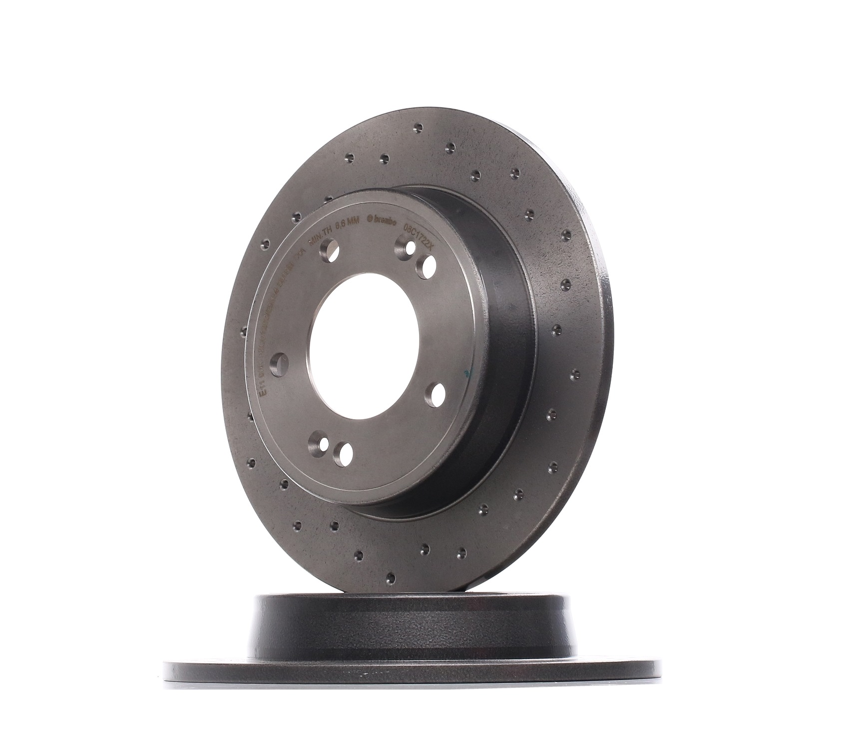 BREMBO Jarrulevyt HYUNDAI,KIA 08.C172.2X 584113X300,584113Y300,58411A6300 Jarrulevy 584113X300,58411A6300,S584113X300