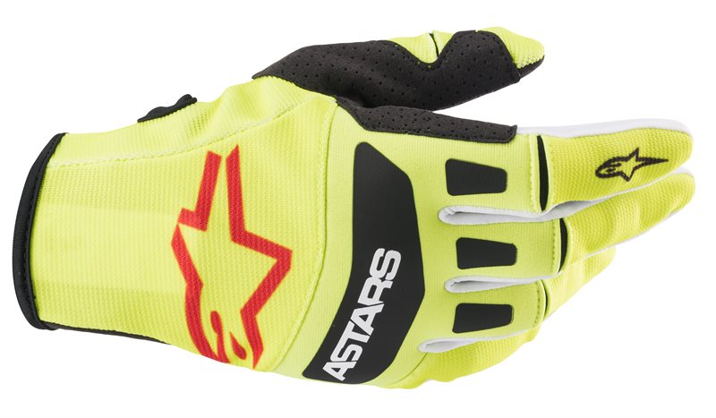 Alpinestars Techstar Gloves Yellow Fluo Black XL
