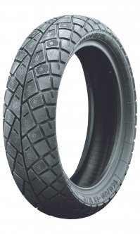 Heidenau K62 Snowtex ( 130/70-10 RF TL 62M takapyörä, M+S-merkintä, etupyörä )