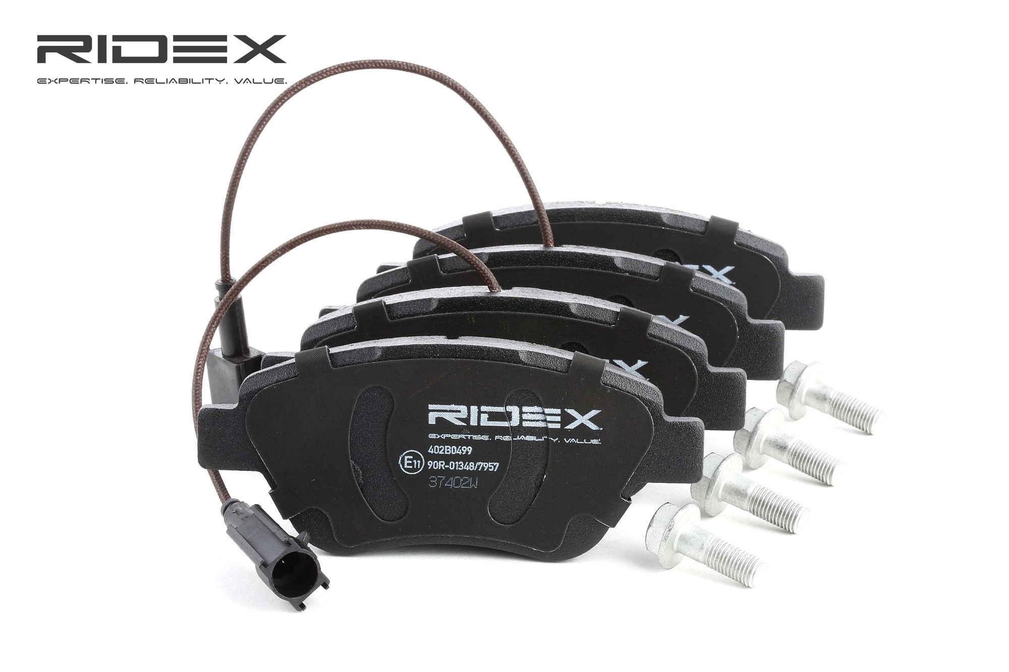RIDEX Jarrupalat FIAT,PEUGEOT,CITROËN 402B0499 1609253280,1618111580,4254C8 Jarrupalasarja,Jarrupala, Levyjarru 71770098,71770118,77364874,77365465