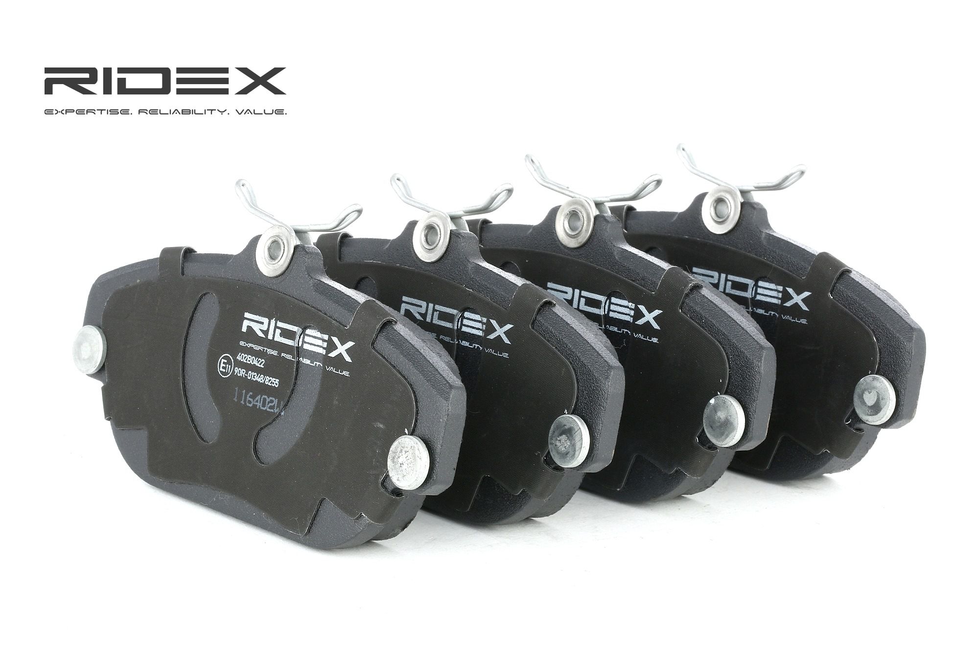 RIDEX Jarrupalat VOLVO 402B0422 271349,2713493,271737 Jarrupalasarja,Jarrupala, Levyjarru 2717379,271979,31261183,31302996,3516916