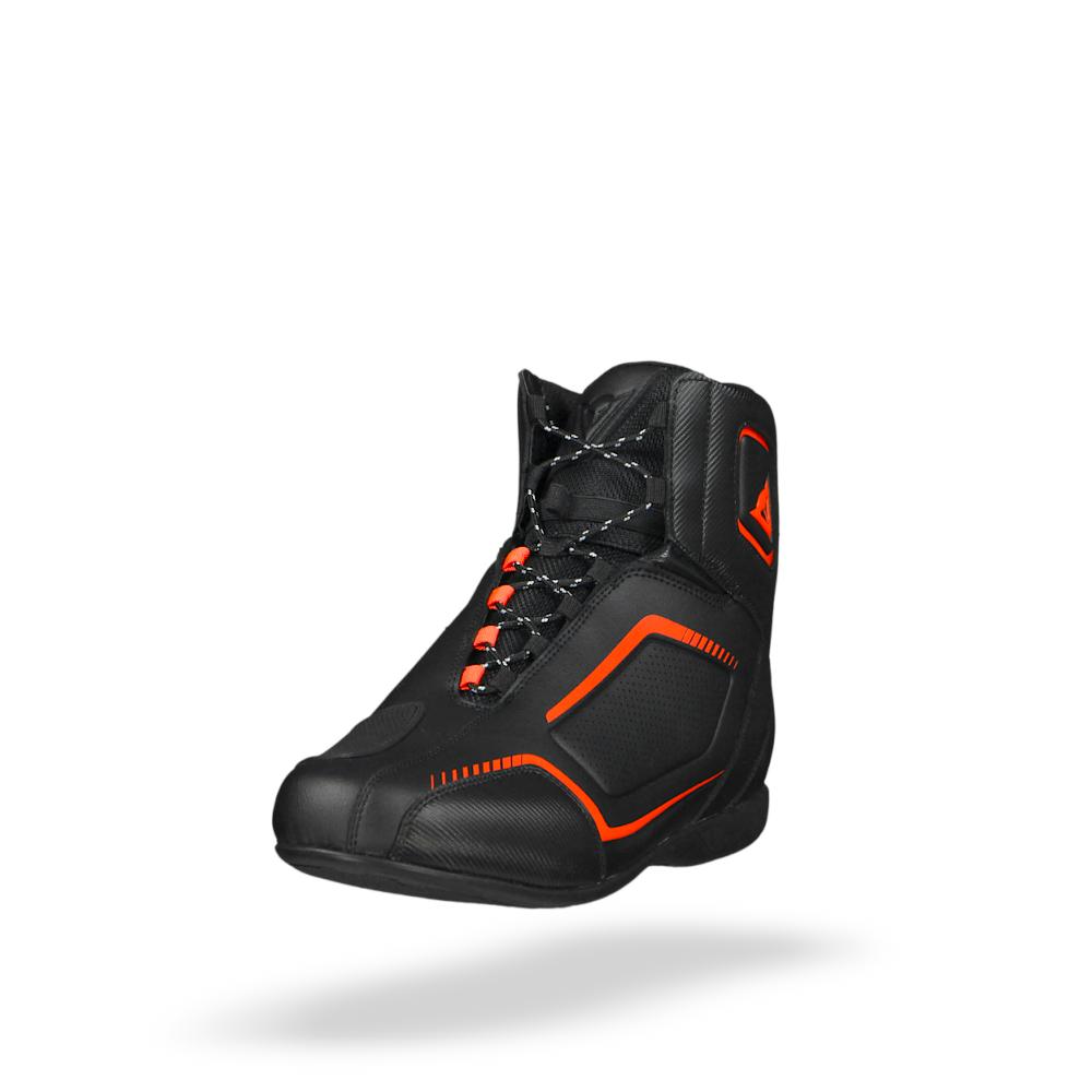Dainese Raptors Air Black Black Fluo Red 42