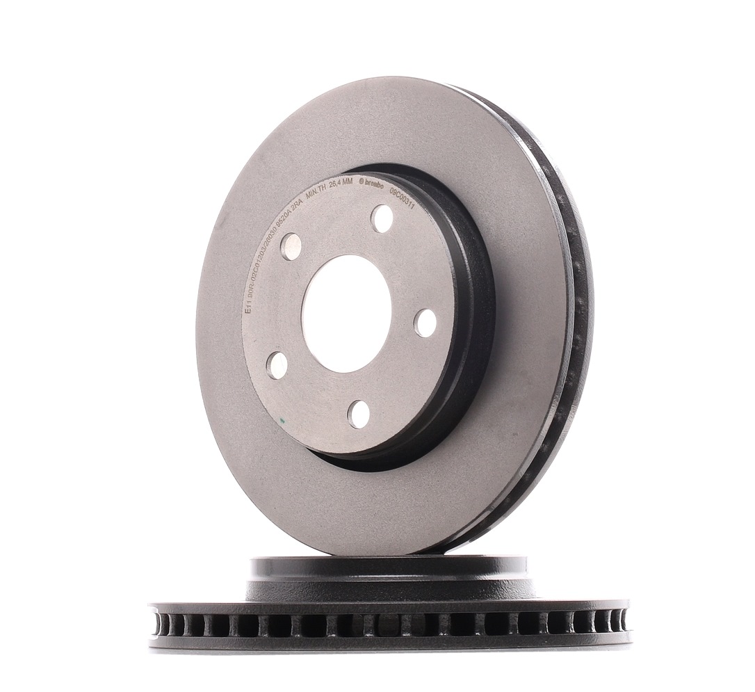BREMBO Jarrulevyt JEEP 09.C003.11 52060137AB Jarrulevy