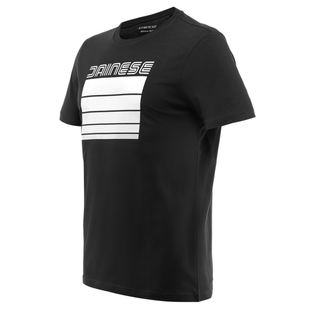 Dainese Stripes T-Shirt Black White 2XL