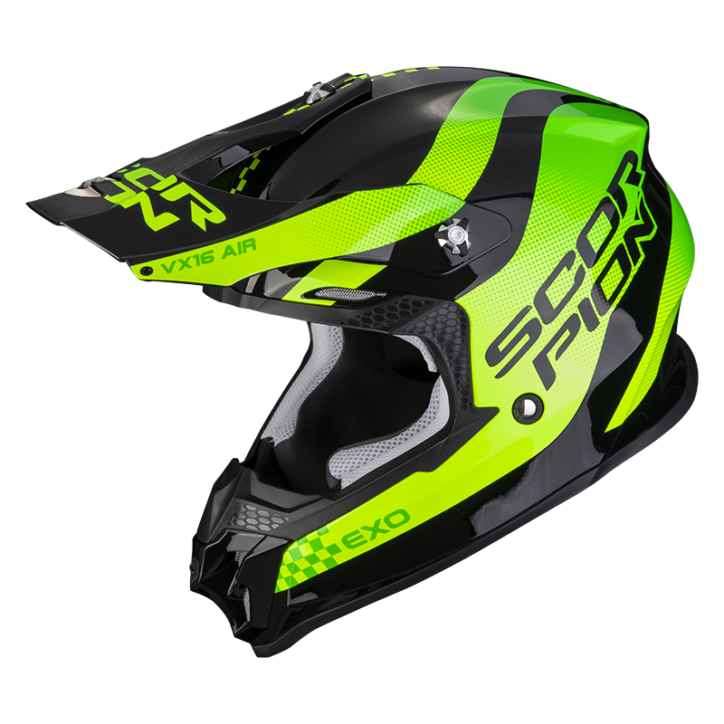 Scorpion Vx-16 Air Soul Black-Green S