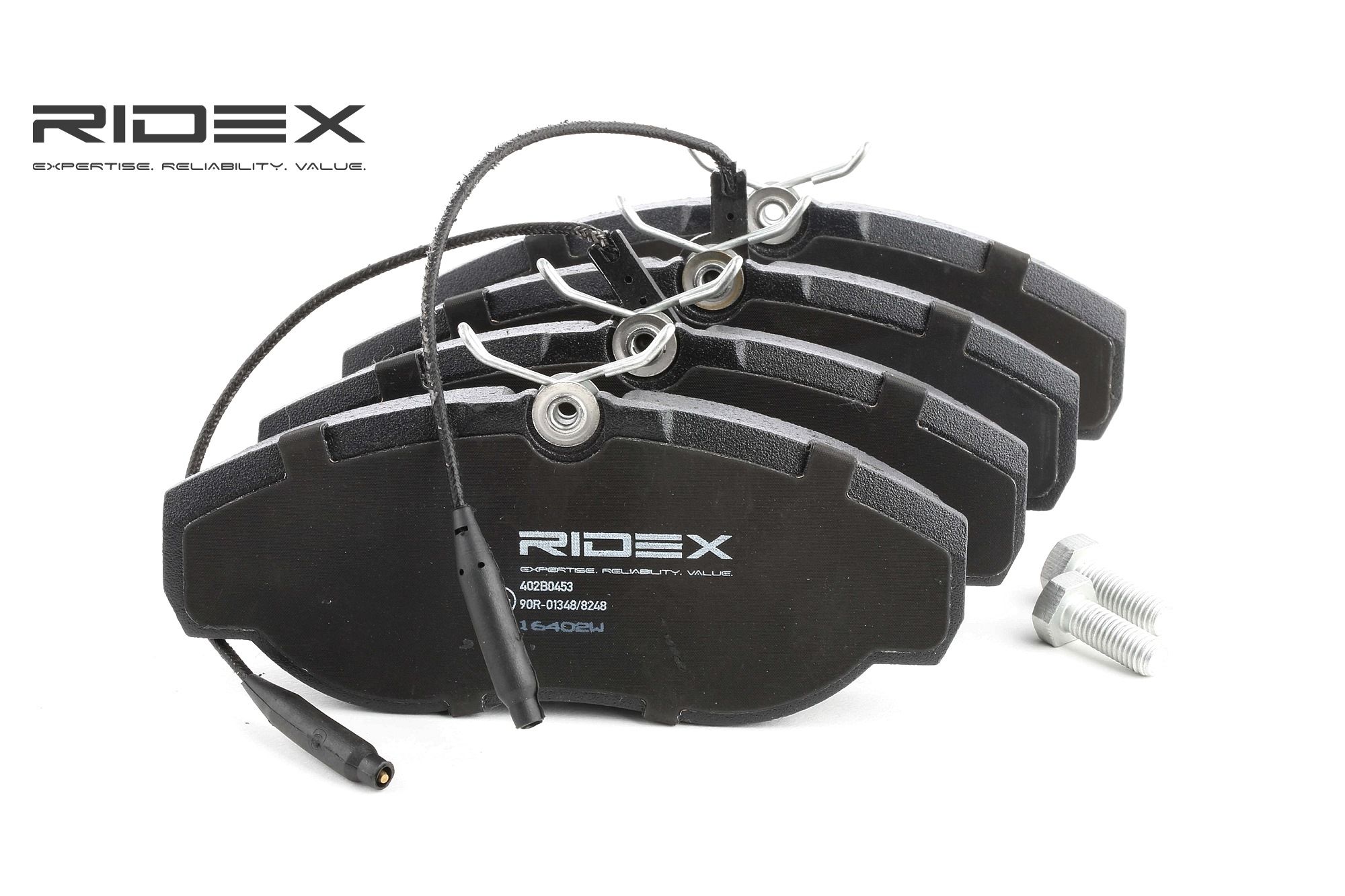 RIDEX Jarrupalat FIAT,PEUGEOT,CITROËN 402B0453 1611458080,425117,425451 Jarrupalasarja,Jarrupala, Levyjarru 71752980,71770972,77362212,9945788,425116