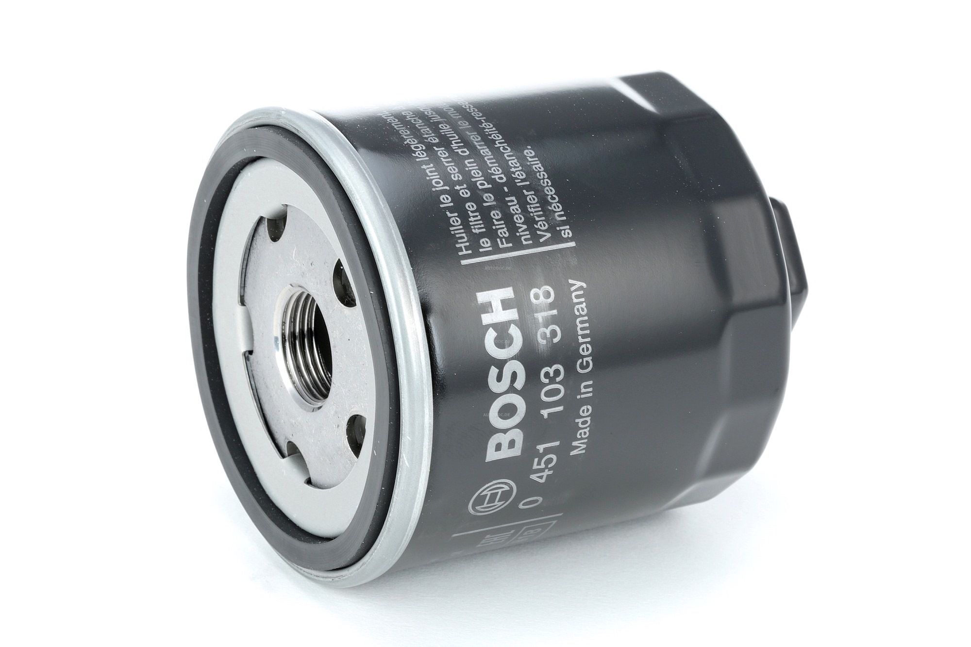 BOSCH Öljynsuodatin VW,AUDI,SKODA 0 451 103 318 030115561AB,04E115561B,04E115561H 030115561AB,030115561AN,030115561K,04E115561B,04E115561H,04E115561B