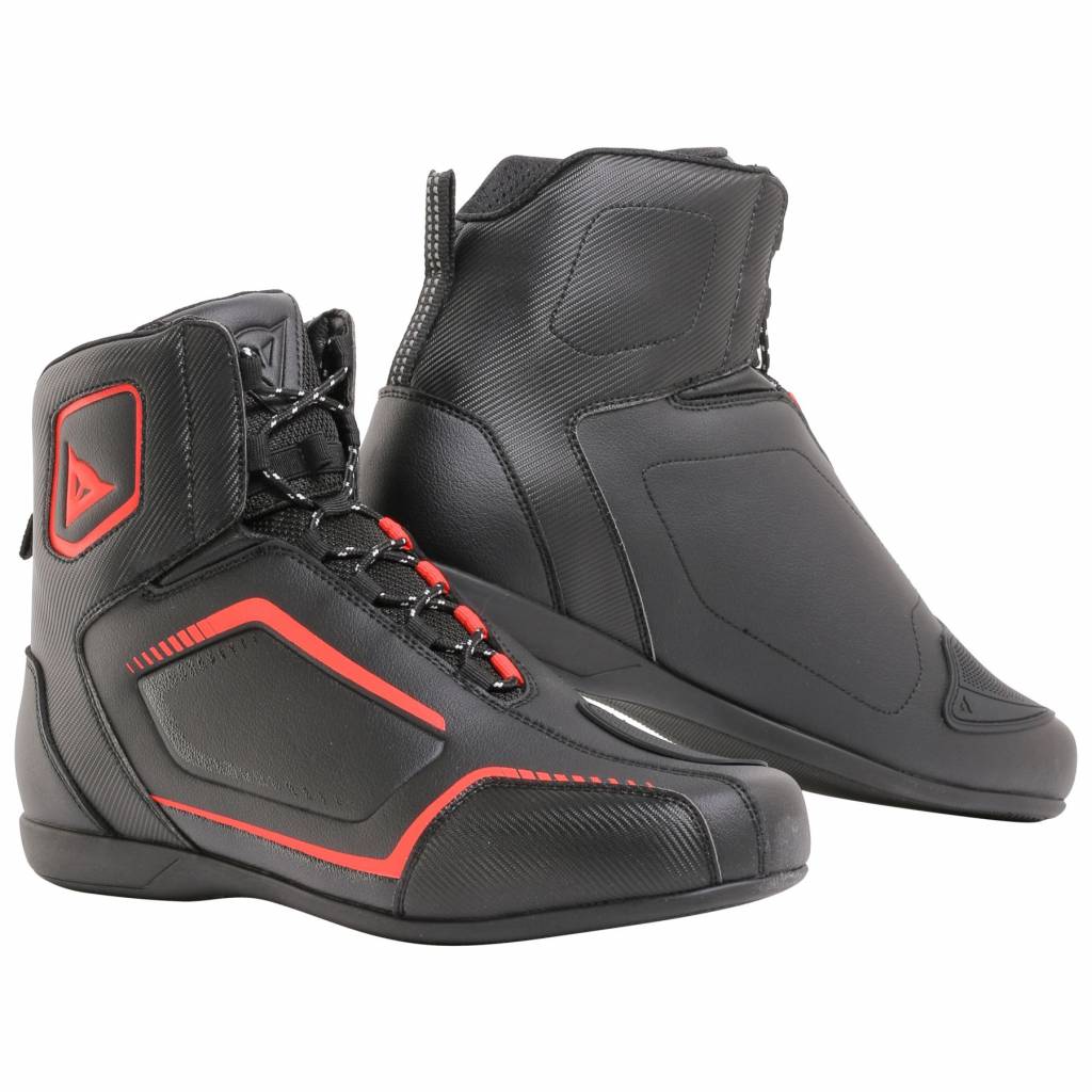 Dainese Raptors Black Black Fluo Red 39