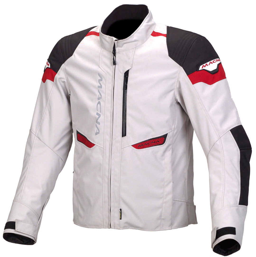 Macna Traction Light-Grey Black Red L