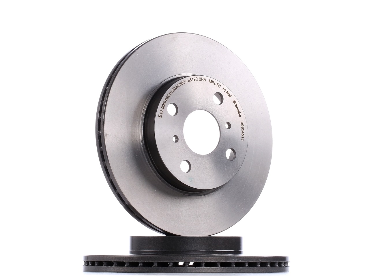 BREMBO Jarrulevyt TOYOTA 09.8545.11 435120D030,435120D050,4351217120 Jarrulevy 4351217130,4351217131,4351252030,4351252040,4351252090
