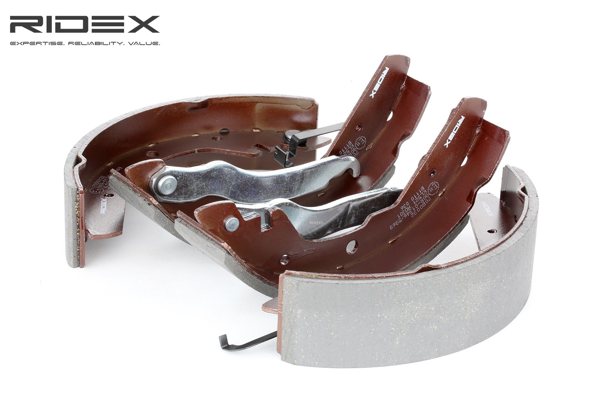 RIDEX Jarrukengät VW 70B0032 251609531M,251698531EX,251698531LV Jarrukenkäsarja 251698531LX,281698527GX