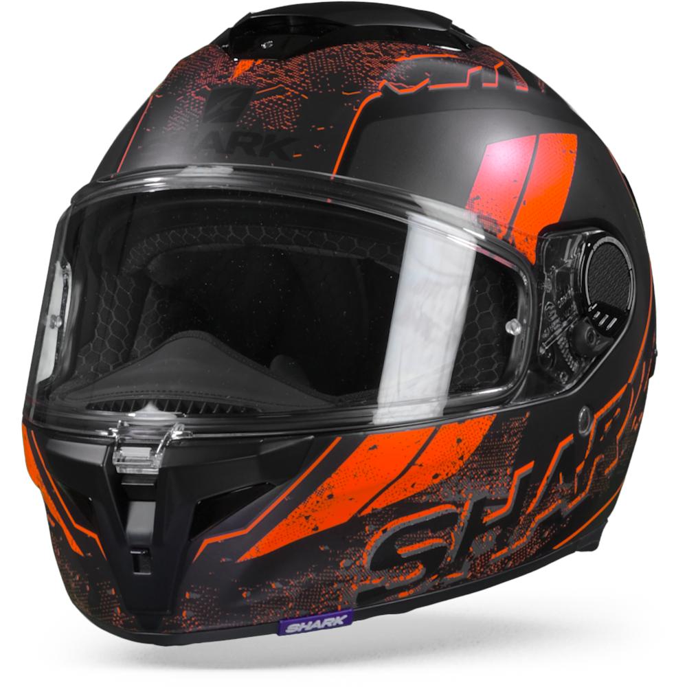 Shark Spartan Gt Ryser Mat Black Anthracite Orange S