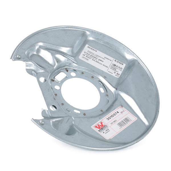 VAN WEZEL Jarrukilpi MERCEDES-BENZ 3010374 1154203644,A1154203644 Jarrulevyn Suojakilpi,Suojapelti, Jarrulevy