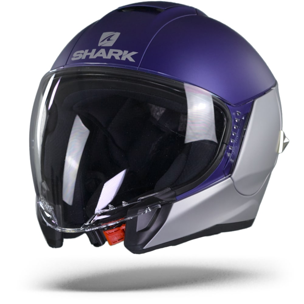 Shark Citycruiser SBS Dual Blank Matt Silver Blue Silver S