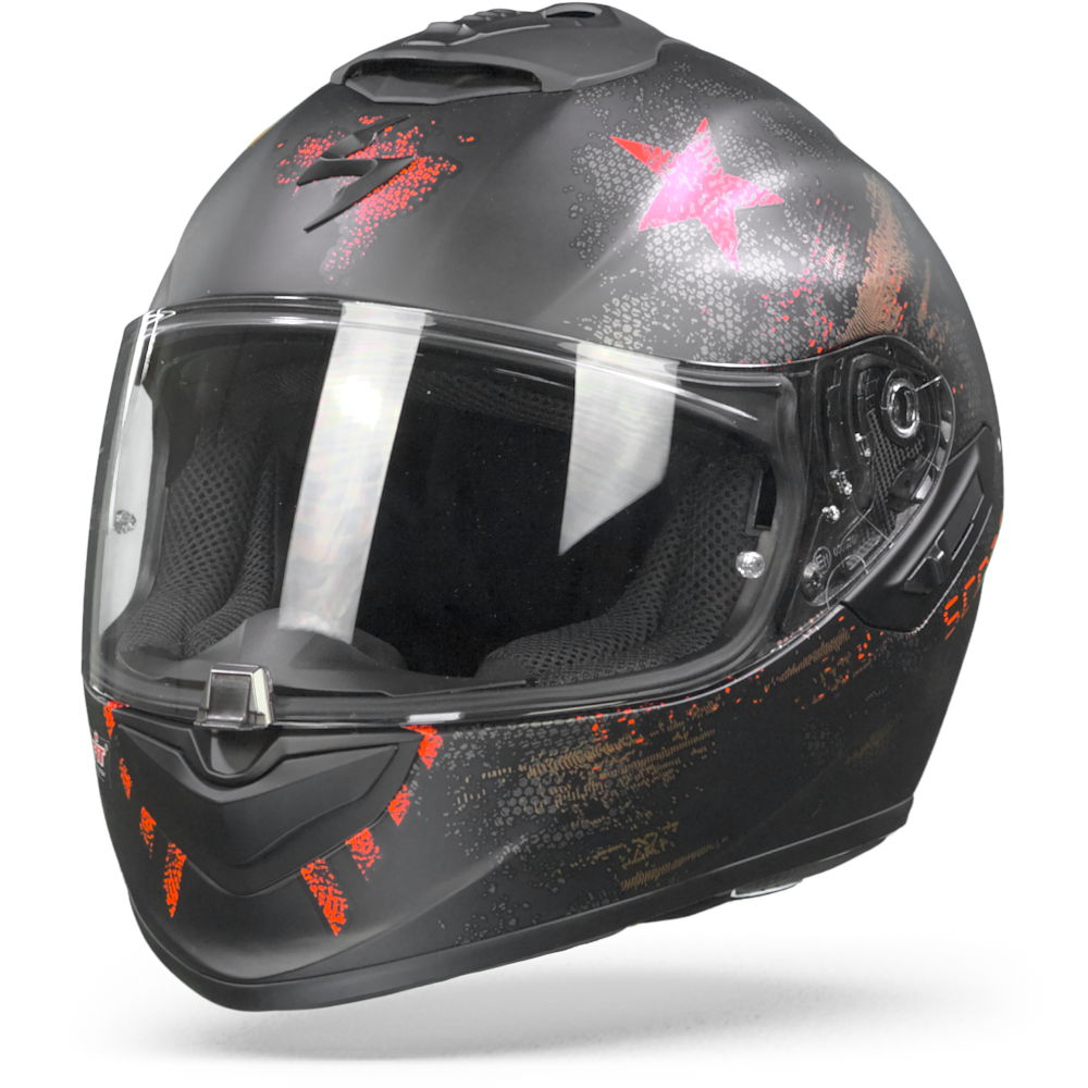Scorpion EXO-1400 Air Asio Matt Black Red S