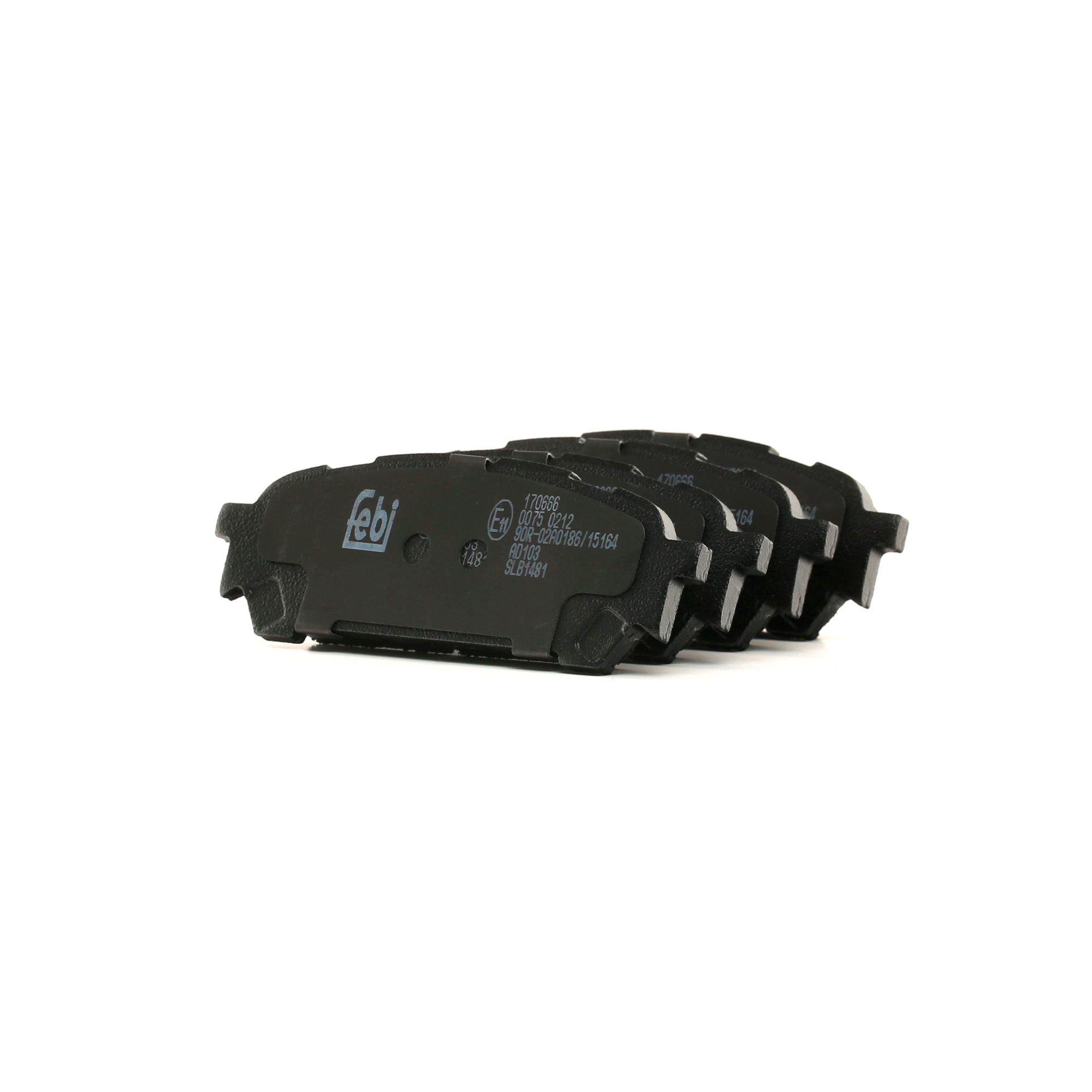 FEBI BILSTEIN Jarrupalat SUBARU 170666 26696FE040,26696FE050 Jarrupalasarja,Jarrupala, Levyjarru