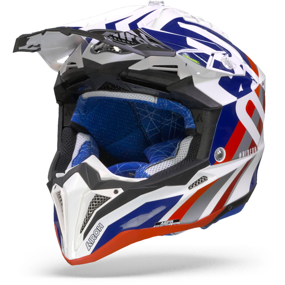 Airoh Aviator 3 Rainbow Blue Graphic M